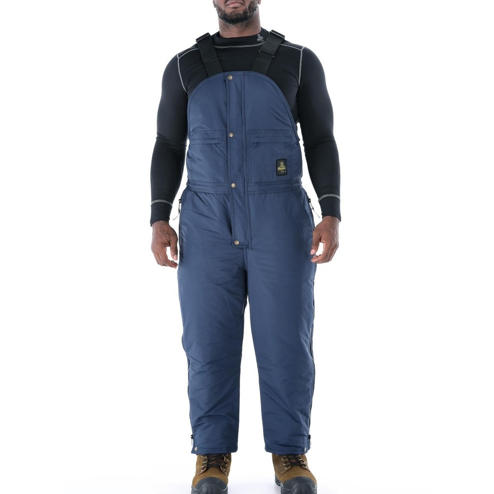 RefrigiWear ChillBreaker Bib Overalls L‎ Workwear Winter Navy Heavy Duty